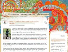 Tablet Screenshot of dazeymayhem.com